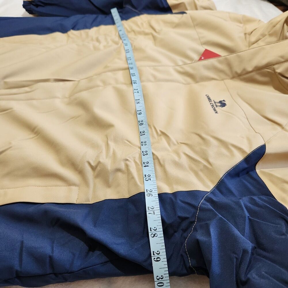 Camel Crown Mens ski Jacket Size XXL color Khaki Hooded Warm - Picture 3 of 16